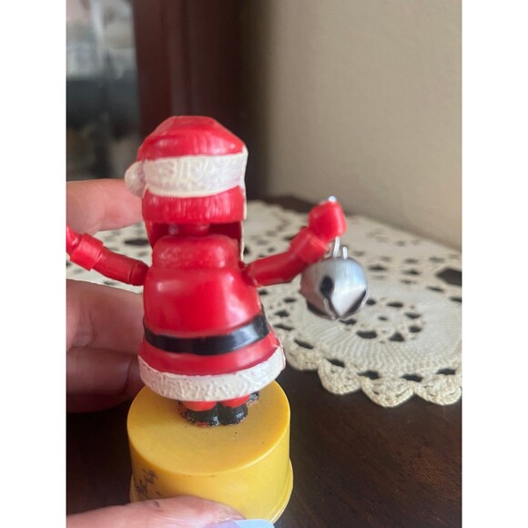 Vintage Toy Push Button Santa Claus - Picture 6 of 8